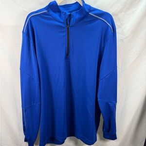 Grand Slam Men's Royal Blue Quarter-Zip Jacket  Size XL Lightweight